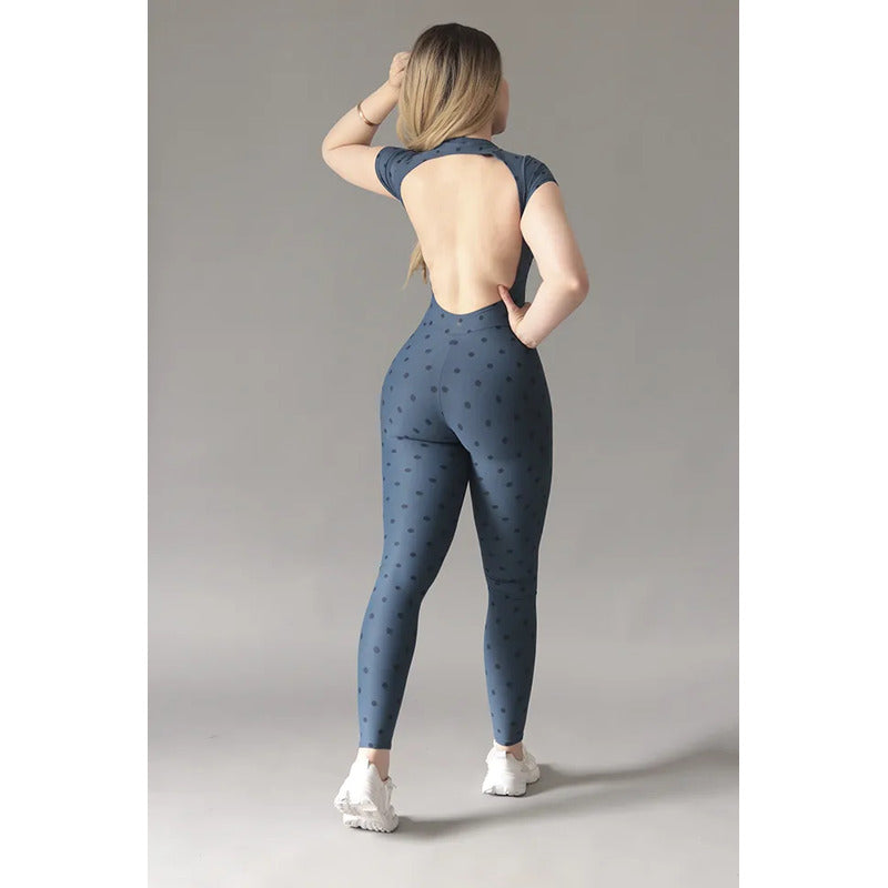 Legging Jumpsuit Lycra Colombiana Gala Sport Enterizo Done Ch/m/g