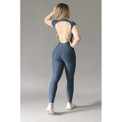 Legging Jumpsuit Lycra Colombiana Gala Sport Enterizo Done Ch/m/g