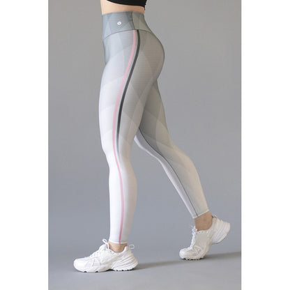 Legging Deportivo Lycra Colombiana Gala Sport Elite Tap Gris Poin 6671 Design Ch/m