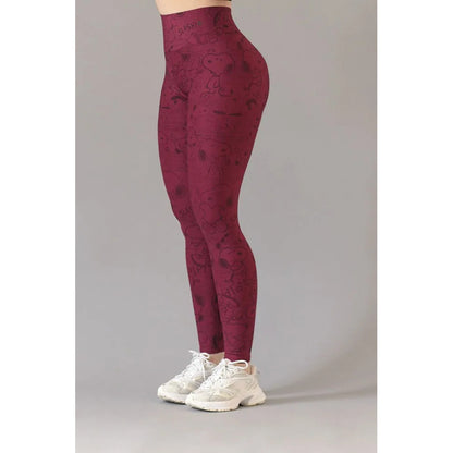 Legging Deportivo Lycra Colombiana Gala Sport Elite Cherry
