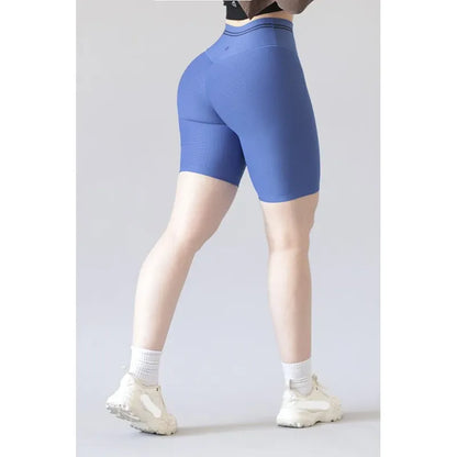 Short Deportivo Lycra Colombiana Gala Sport Elite Point Azul Push Up Biker 6144 Mer Lila Ib Ch/m