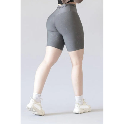 Short Deportivo Lycra Colombiana Gala Sport Elite Orion Gris Push Up Biker 6142 Kyk Gris Ch/m