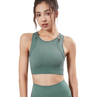 Top Lycra Deportiva Gala Sport Alto Impacto Diamond Black