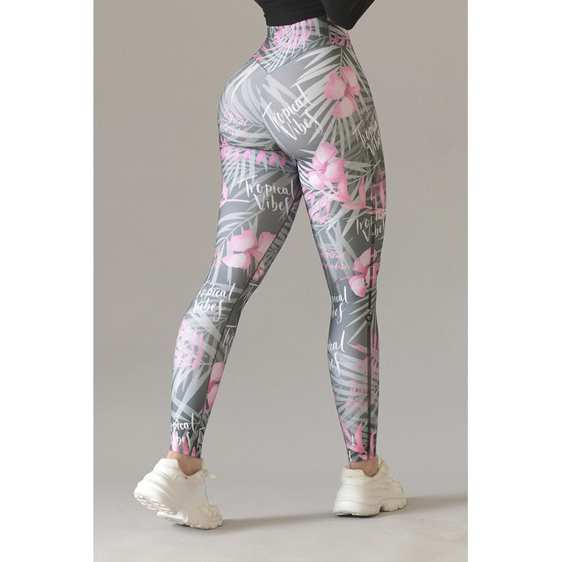 Legging Deportivo Lycra Colombiana Gala Sport Push Up Walid