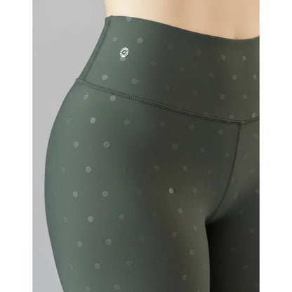Legging Deportivo Lycra Colombiana Gala Sport Elite Captive Verde Push Up Trs Npolka Verde Ds G/xg