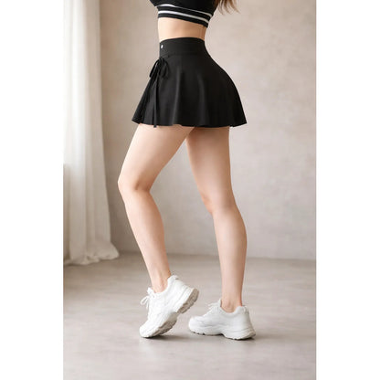 Short Deportivo Lycra Colombiana Gala Sport Pocket Rojo Negro Falda Short Crown B4 Lycra Soft 7381 Ch/m