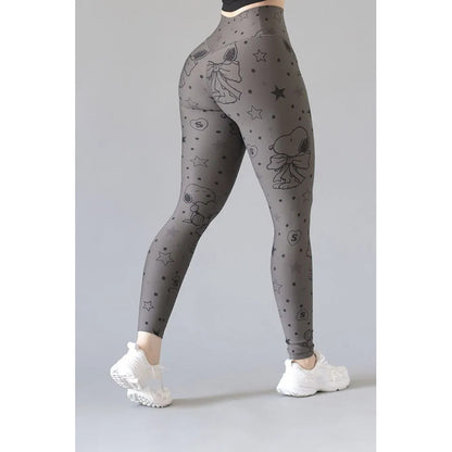 Legging Deportivo Lycra Colombiana Gala Sport E 483 Snoopy Ch/m