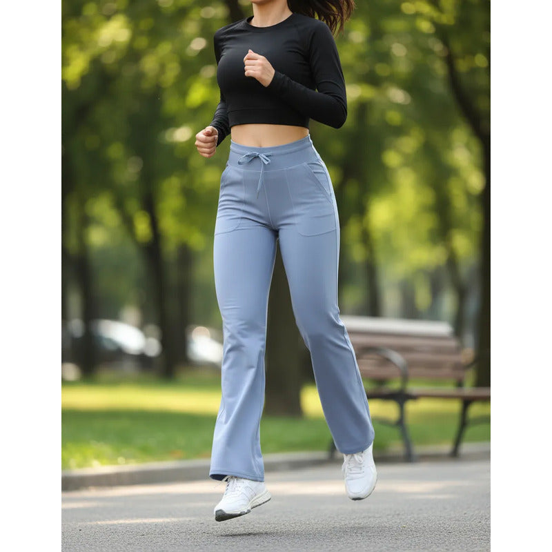 Pants Deportivo Gala Sport Guan Azul Claro Pants 2410 Lycra Soft Azul Claro S