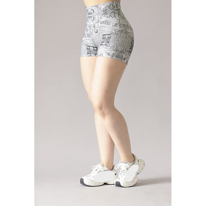 Short Deportivo Lycra Colombiana Gala Sport Elite Grey