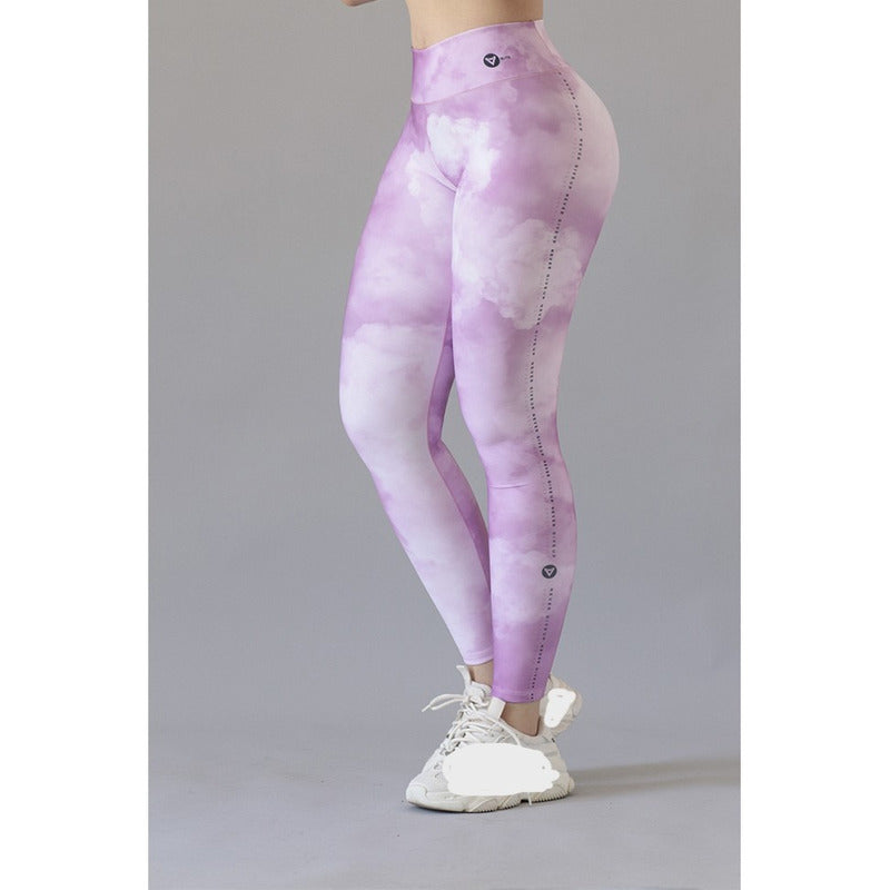 Legging Deportivo Lycra Colombiana Galasport Elite Neo Tinto