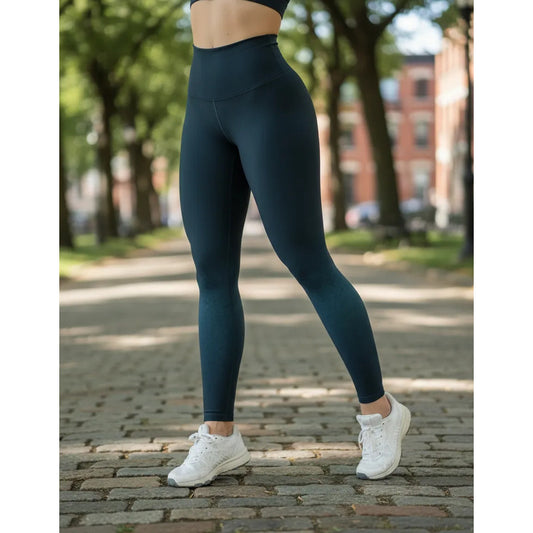 Legging Deportivo Lycra Colombiana Gala Sport E 229 Wonder Azul Oscuro Basica Ciom 7026 Degradado G/xg