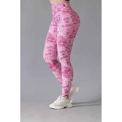 Legging Deportivo Lycra Colombiana Gala Sport Elite Cherry