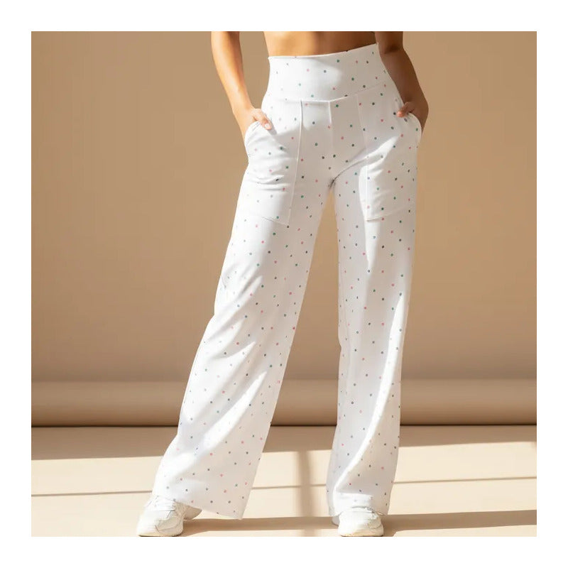 Legging Deportivo Lycra Colombiana Gala Sport Elite 778 Blanco Pants Cu Lycra Soft 7552 Ch/m