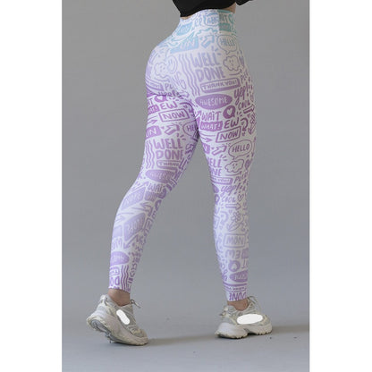 Legging Deportivo Lycra Colombiana Gala Sport Push Up Nuez