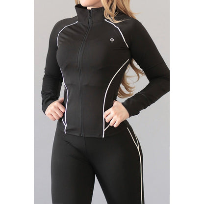 Sudadera Manga Larga Lycra Deportiva Gala Sport Negra