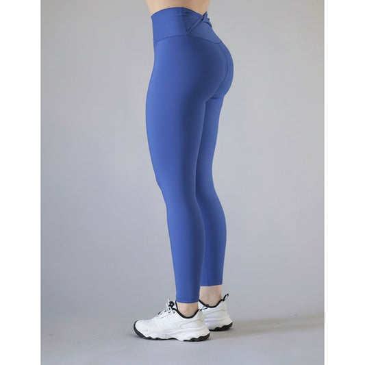 Legging Deportivo Lycra Colombiana Gala Sport Elite Diamond Azul Crut Azul D Ch/m