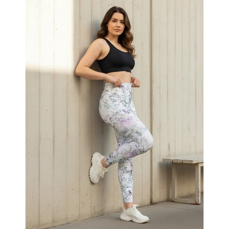 Legging Deportivo Lycra Colombiana Gala Sport Push Up Slin Ch/m