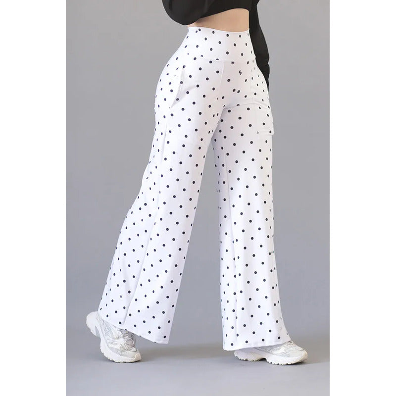 Legging Deportivo Lycra Colombiana Gala Sport Elite 778 Blanco Pants Sp Lycra Soft 7099 Puntos Ch/m