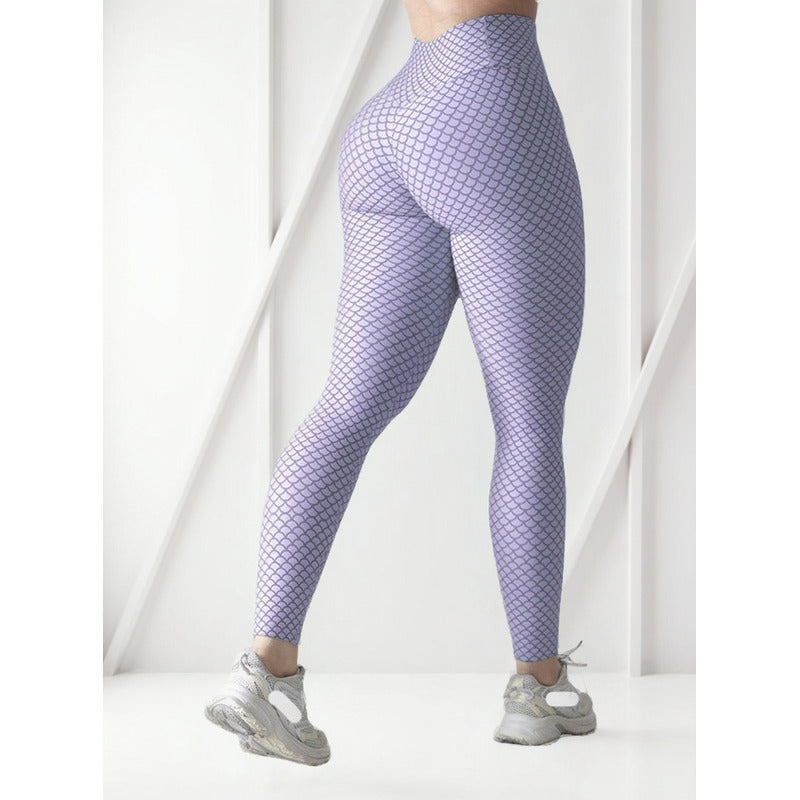 Legging Deportivo Lycra Colombiana Gala Sport Push Up Ping
