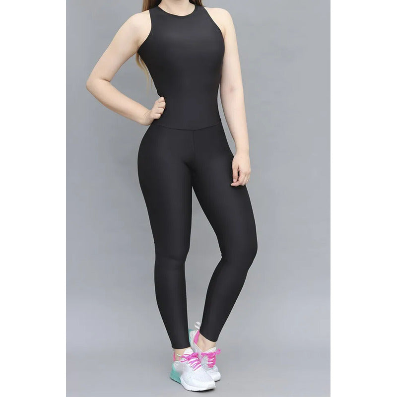 Legging Jumpsuit Lycra Colombiana Gala Sport Enterizo Noma Ch/m/g