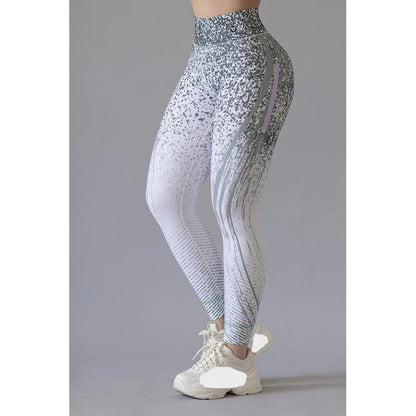 Legging Deportivo Lycra Colombiana Gala Sport Marina Blanco Basica 4960 Puntos Ch/m
