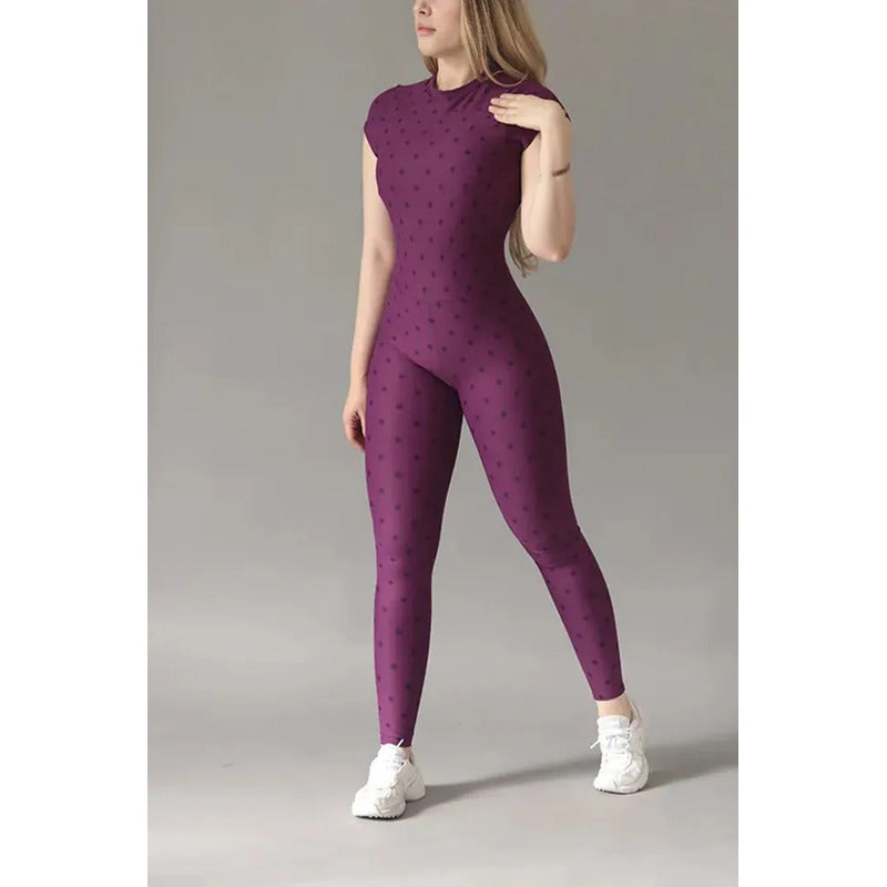 Legging Jumpsuit Lycra Colombiana Gala Sport Enterizo Done Ch/m/g