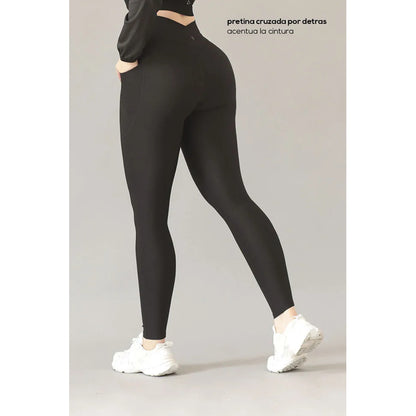 Legging Deportivo Lycra Colombiana Gala Sport Elite Stone