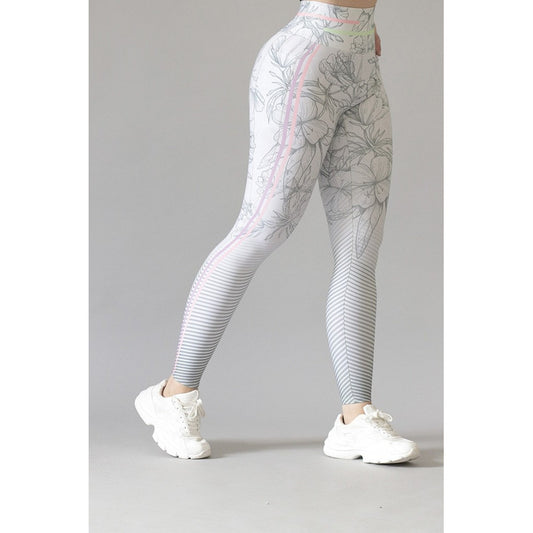 Legging Deportivo Lycra Colombiana Gala Sport Elite White