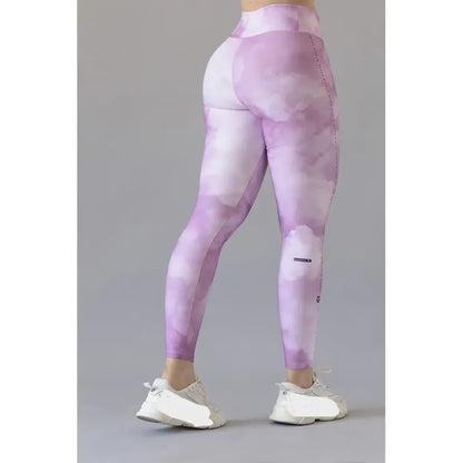 Legging Deportivo Lycra Colombiana Gala Sport Elite Fres Rosa Basica 4138 Nubes G/xg