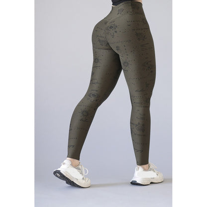 Legging Deportivo Lycra Colombiana Gala Sport Push Up Look