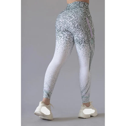 Legging Deportivo Lycra Colombiana Gala Sport Marina Blanco Basica 4960 Puntos Ch/m