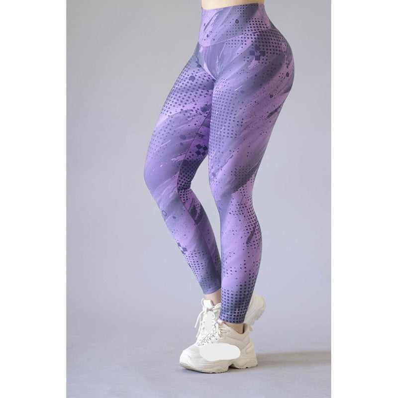 Legging Deportivo Lycra Colombiana Gala Sport Push Up Nuez