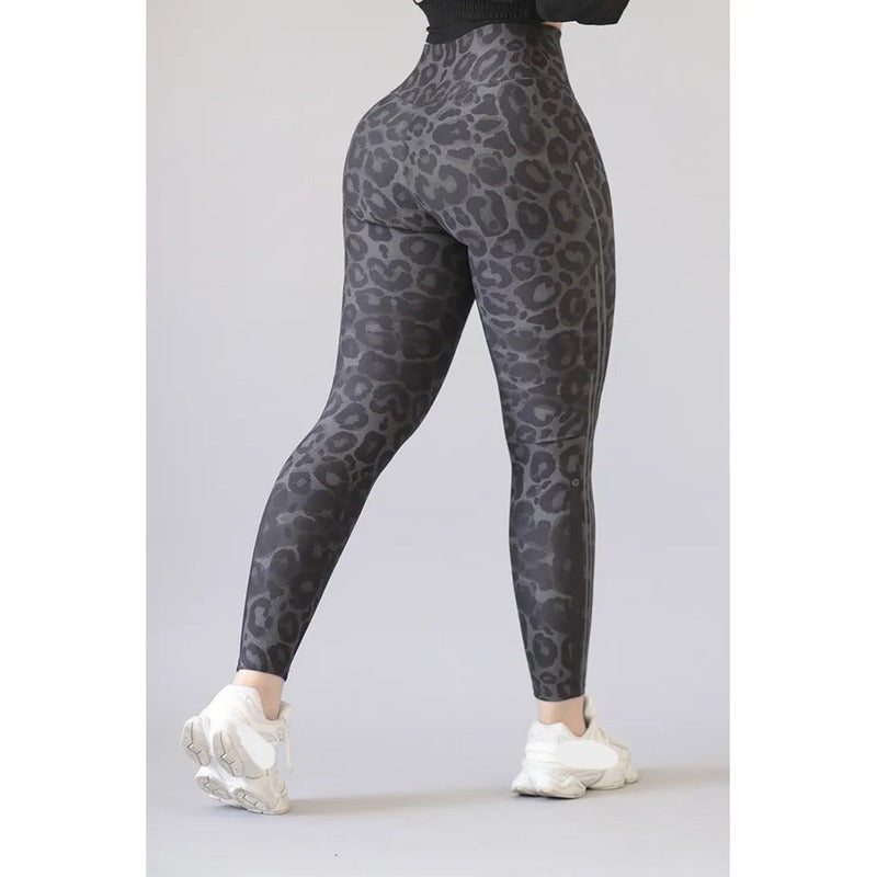 Legging Deportvo Lycra Colombiana Galasport Elite Blackberry Ch/m