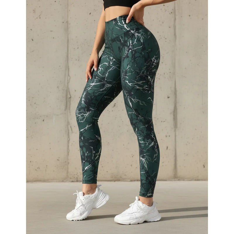 Legging Deportivo Lycra Colombiana Gala Sport Elite Herbal
