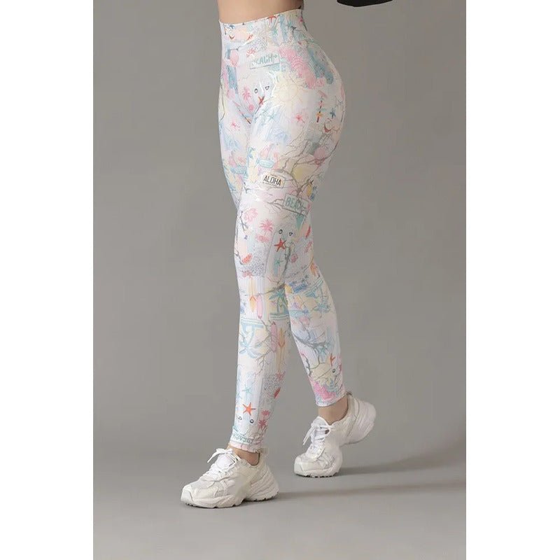 Legging Deportivo Lycra Colombiana Gala Sport Push Up Lara