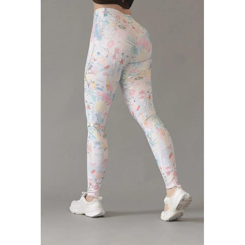 Legging Deportivo Lycra Colombiana Gala Sport Push Up Lara