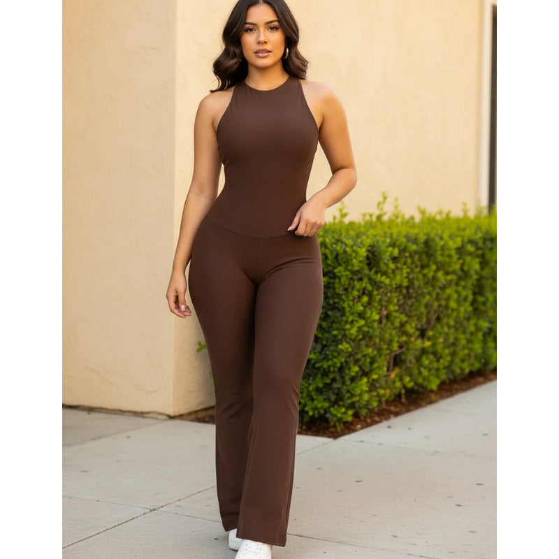Legging Jumpsuit Lycra Colombiana Gala Sport Enterizo Clear
