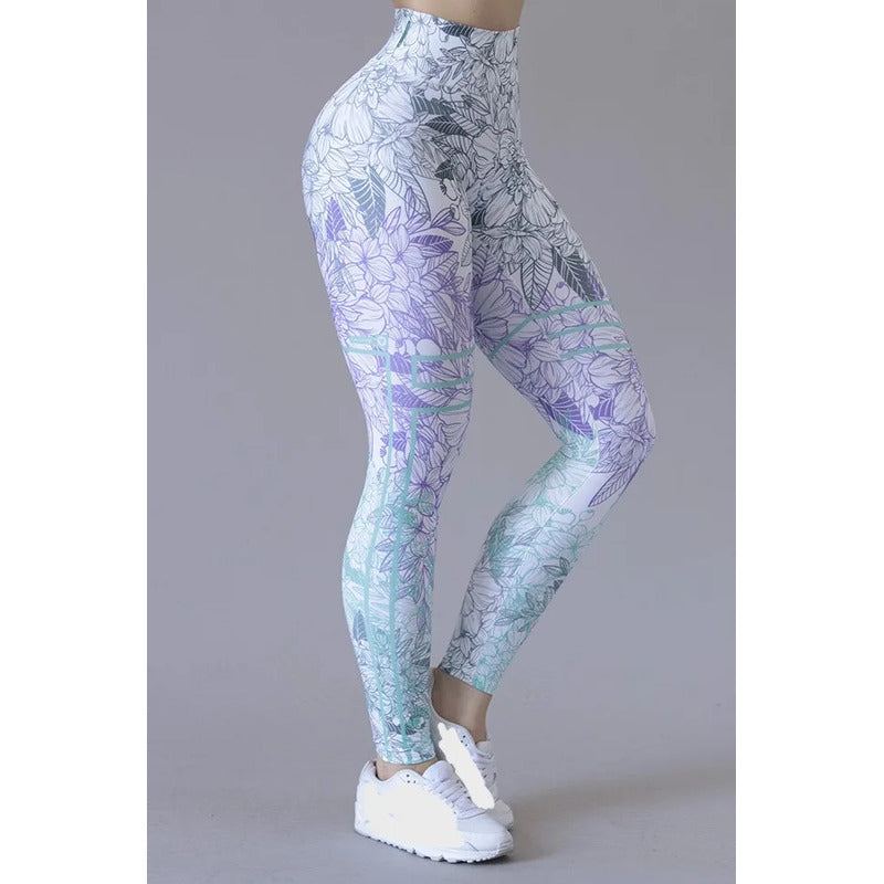 Legging Deportivo Lycra Colombiana Gala Sport Elite Ribbon G/xg