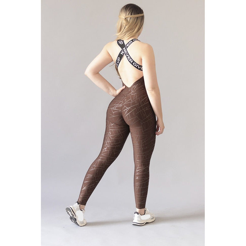 Legging Jumpsuit Lycra Colombiana Gala Sport Enterizo Clear