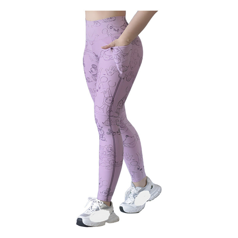 Legging Deportivo Lycra Colombiana Gala Sport Elite Mora