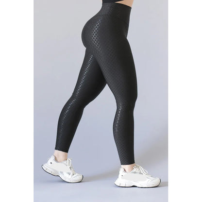 Legging Deportivo Lycra Colombiana Gala Sport Elite Mike Negro Basica Fish F Negra G/xg
