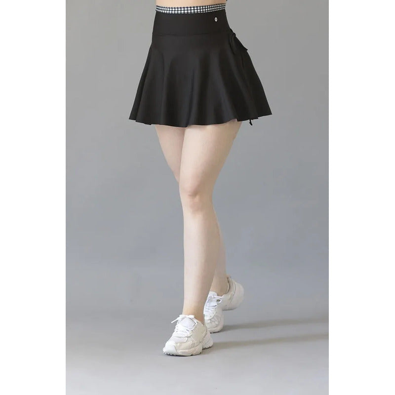 Short Deportivo Lycra Colombiana Gala Sport Pocket Rojo Negro Falda Short Crown B4 Velvet 7379 Ch/m