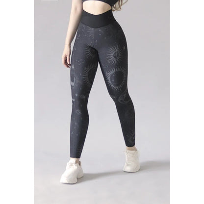 Legging Deportivo Lycra Colombiana Gala Sport E 675 Avengers Gris Oscuro Envevo 6298 Sun G/xg