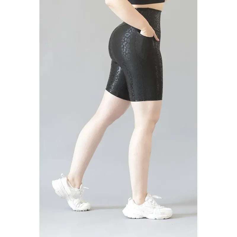 Biker Short Deportivo Lycra Colombiana Gala Sport Elite Flor Negro Bikbo Felina F Negra Ch/m