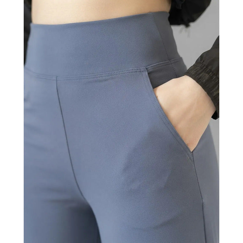 Pants Deportivo Gala Sport Guady Azul Acero Pants Wide Leg Oysh 25007 Azul Marino M