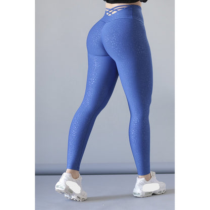 Legging Deportivo Lycra Colombiana Gala Sport Push Up Noma Azul Push Up Tresa Manf Azul D G/xg