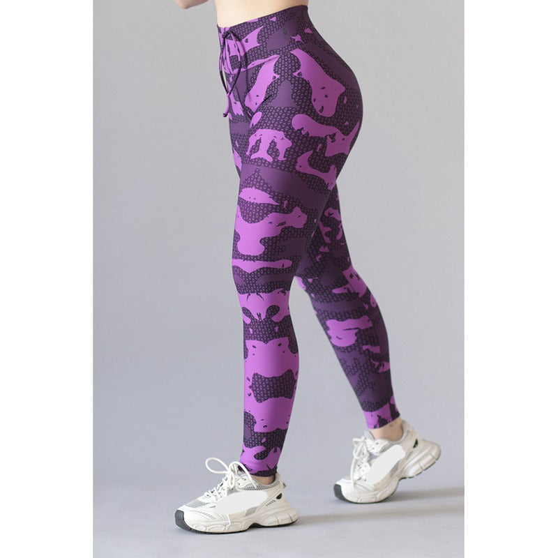 Legging Deportivo Lycra Colombiana Gala Sport Push Up Cor