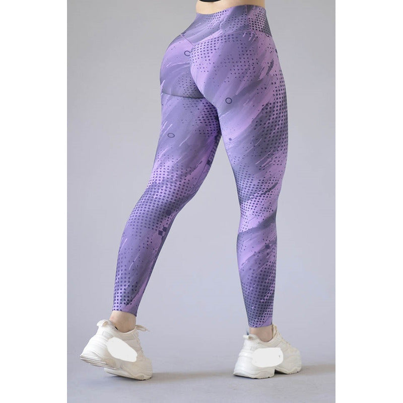 Legging Deportivo Lycra Colombiana Gala Sport Push Up Nuez