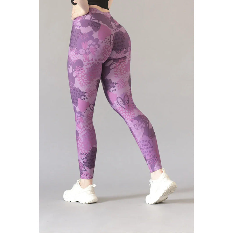 Legging Deportivo Lycra Colombiana Gala Sport Push Up Famous