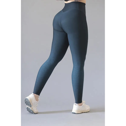 Legging Deportivo Lycra Colombiana Gala Sport E 229 Wonder Azul Oscuro Basica Ciom 7026 Degradado G/xg